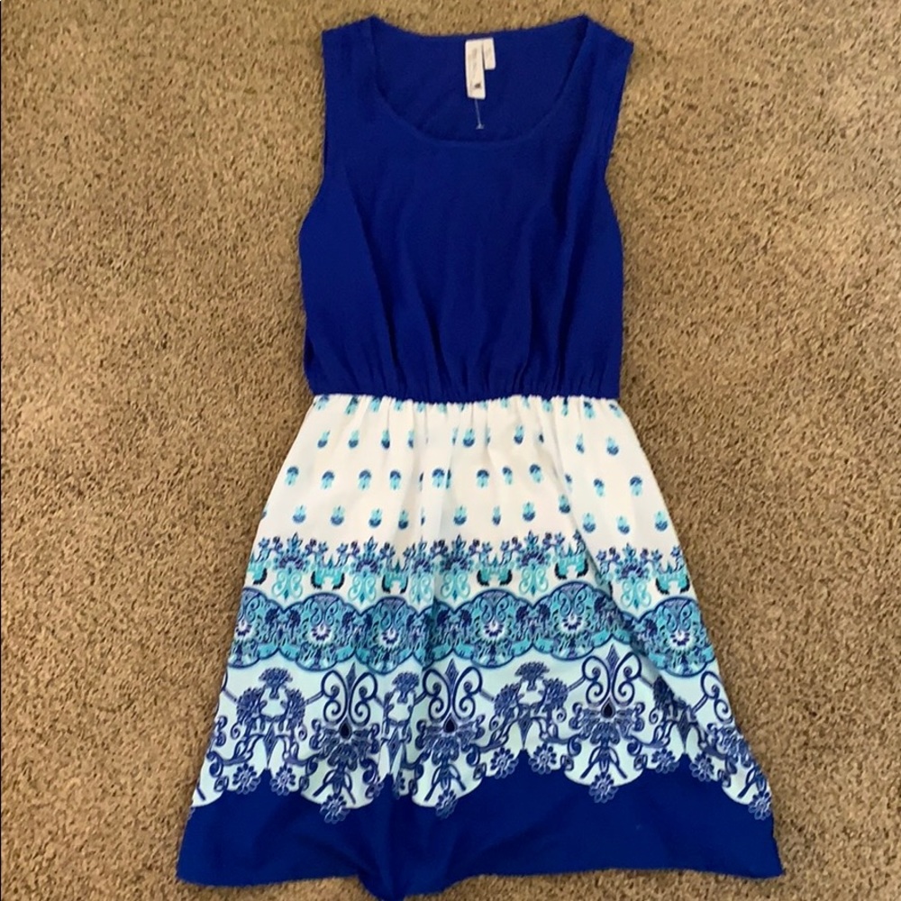 Blue dress